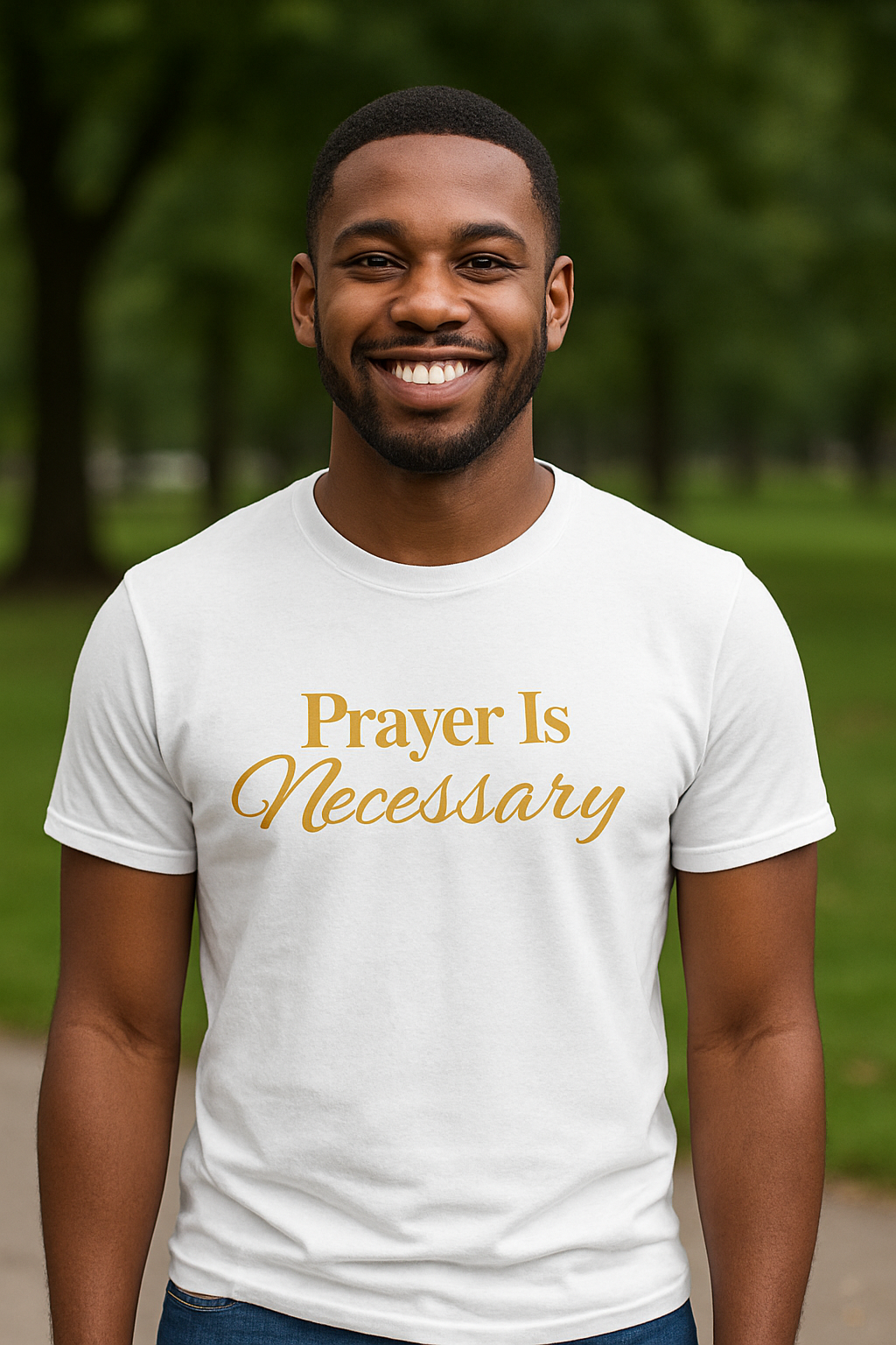 🌟 Prayer Is Necessary Tee – "Anchor Edition"