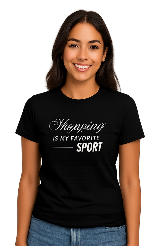 Shopping Is My Favorite Sport Tee